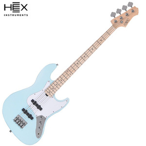 [20가지사은품]HEX 헥스 베이스 기타 블루 B100M SPBL